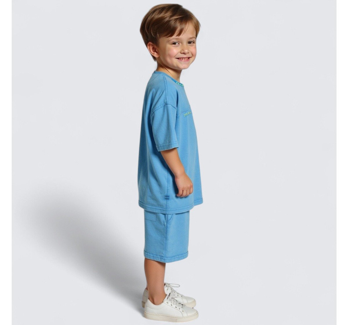 Boys Crew Neck T-Shirt Blue