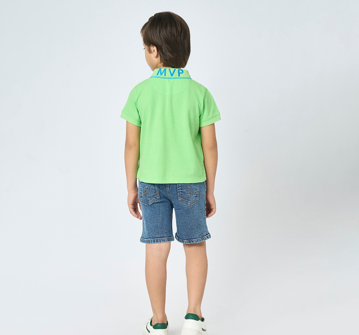 Boys polo T-shirt Green
