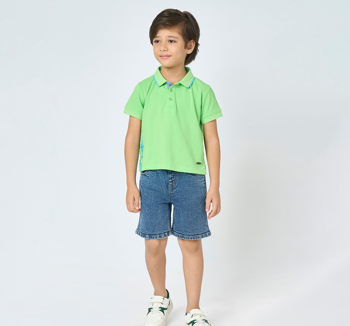 Boys polo T-shirt Green