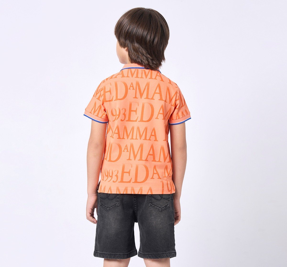 Boys polo T-shirt Orange