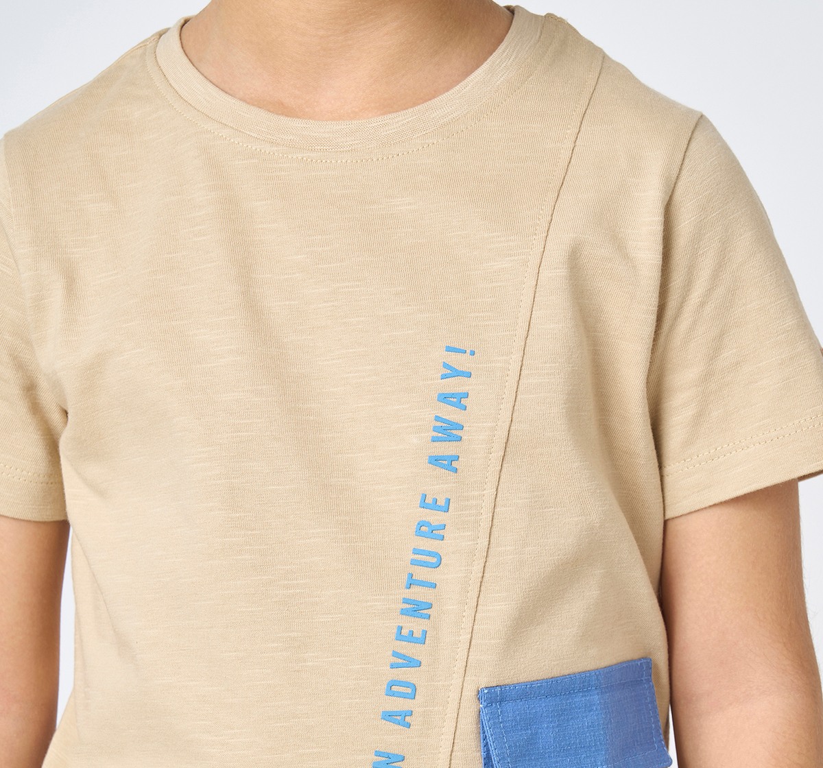 Boys crew neck tshirt Beige