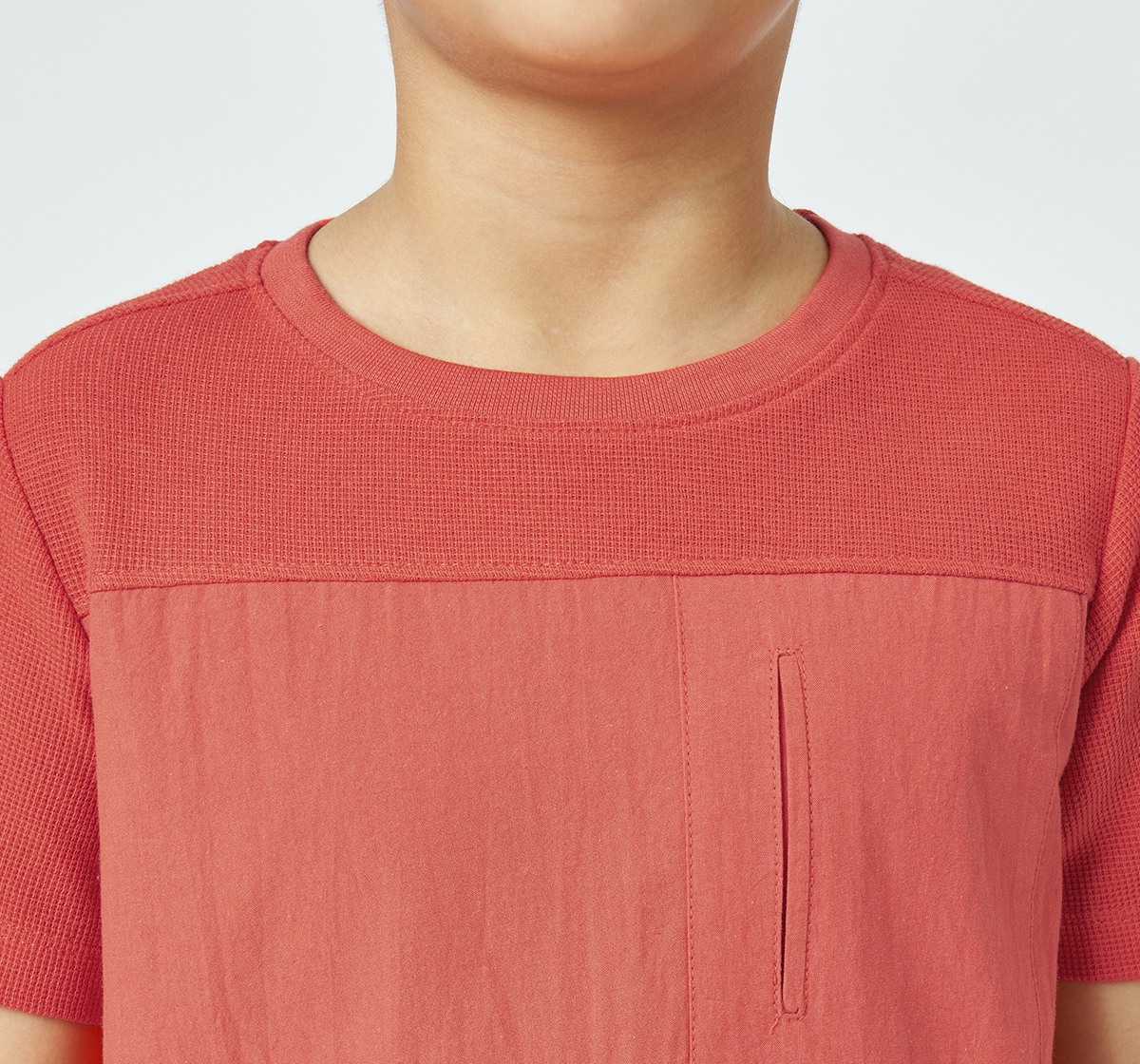 Boys crew neck tshirt Red