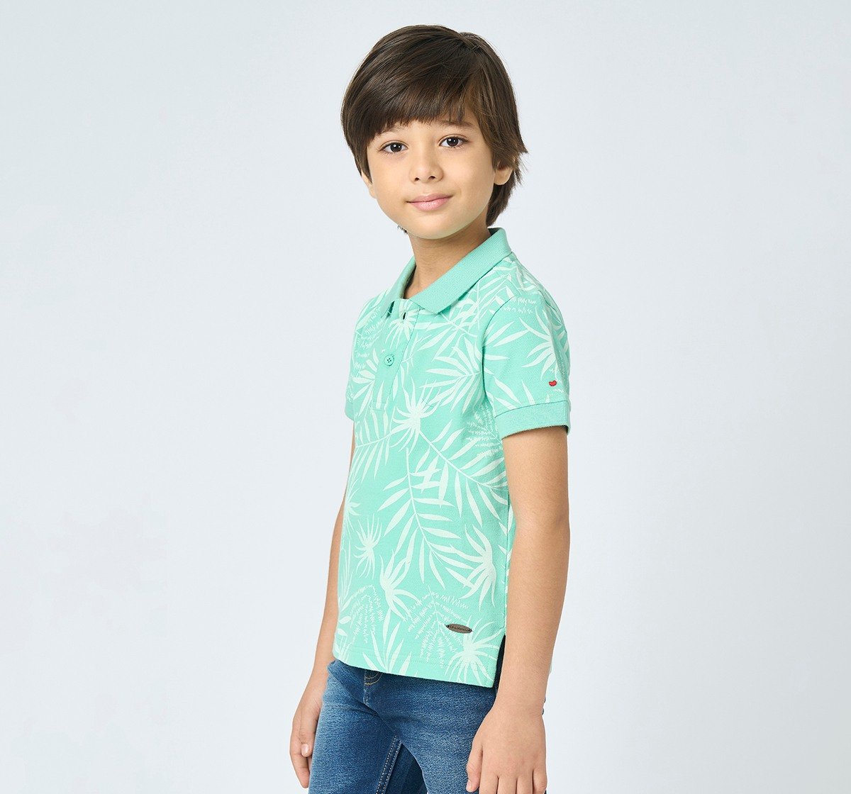 Boys polo T-shirt Green