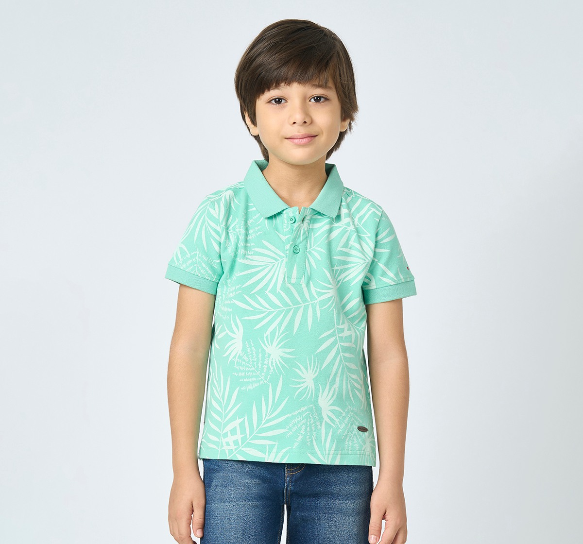 Boys polo T-shirt Green