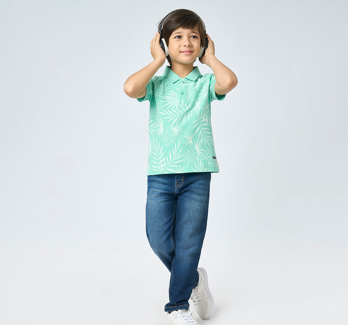 Boys polo T-shirt Green