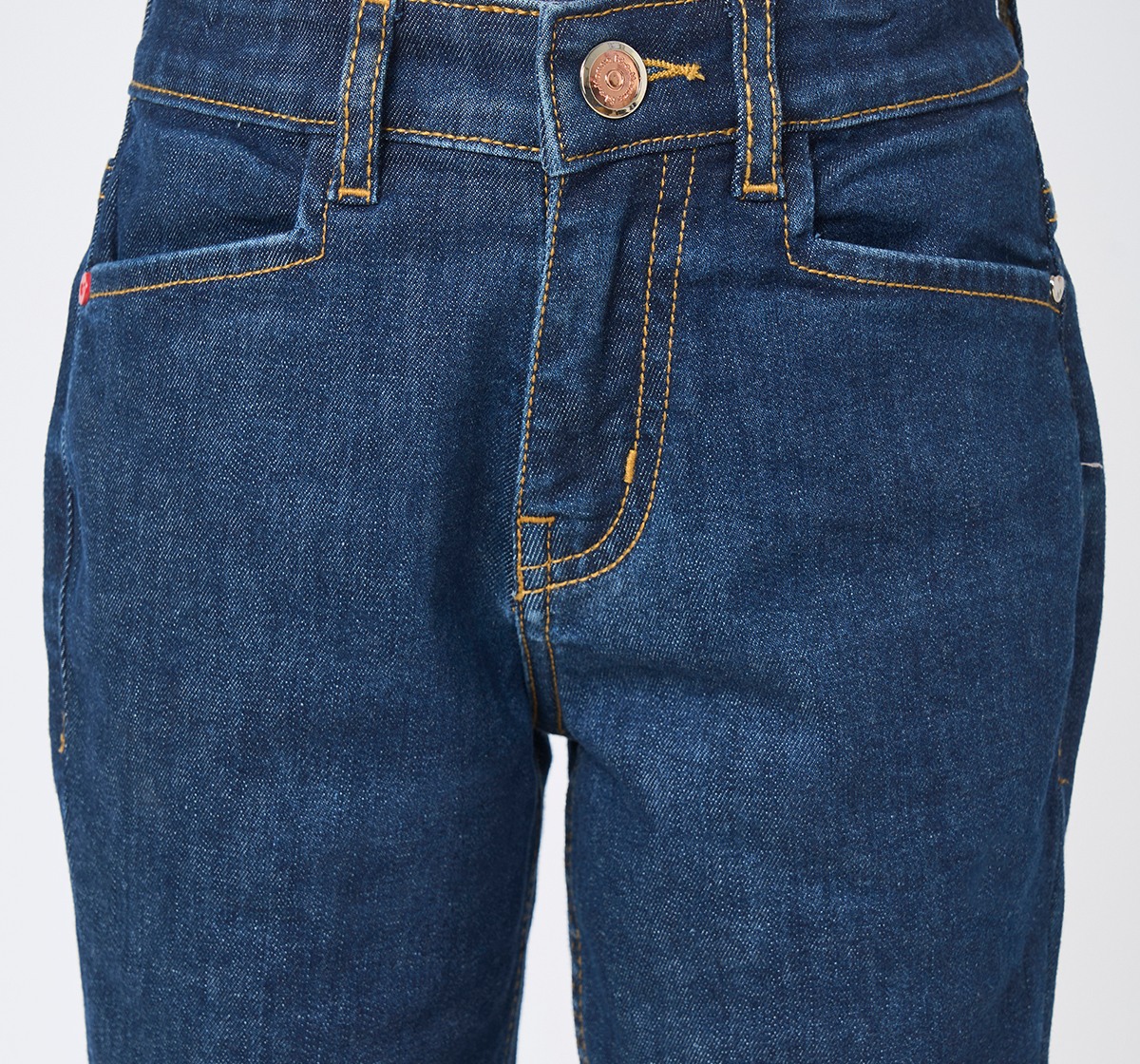 Girl  Washed Jeans mid blue