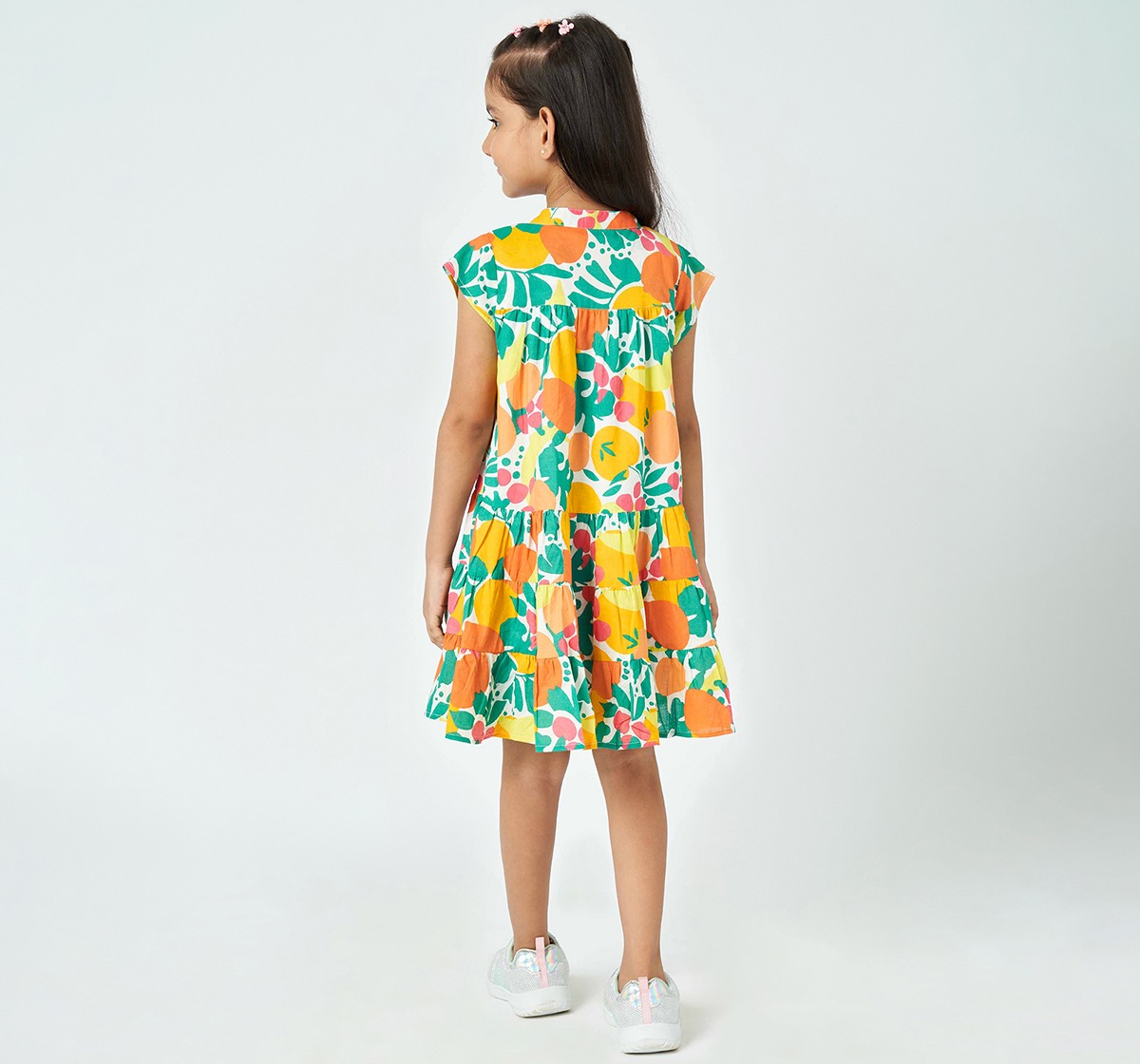 Girl Printed Dress multicolour