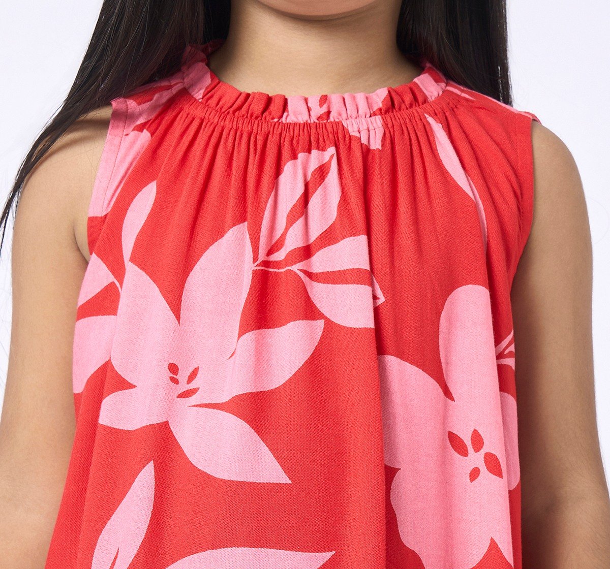 Girl  Printed Dress multicolour