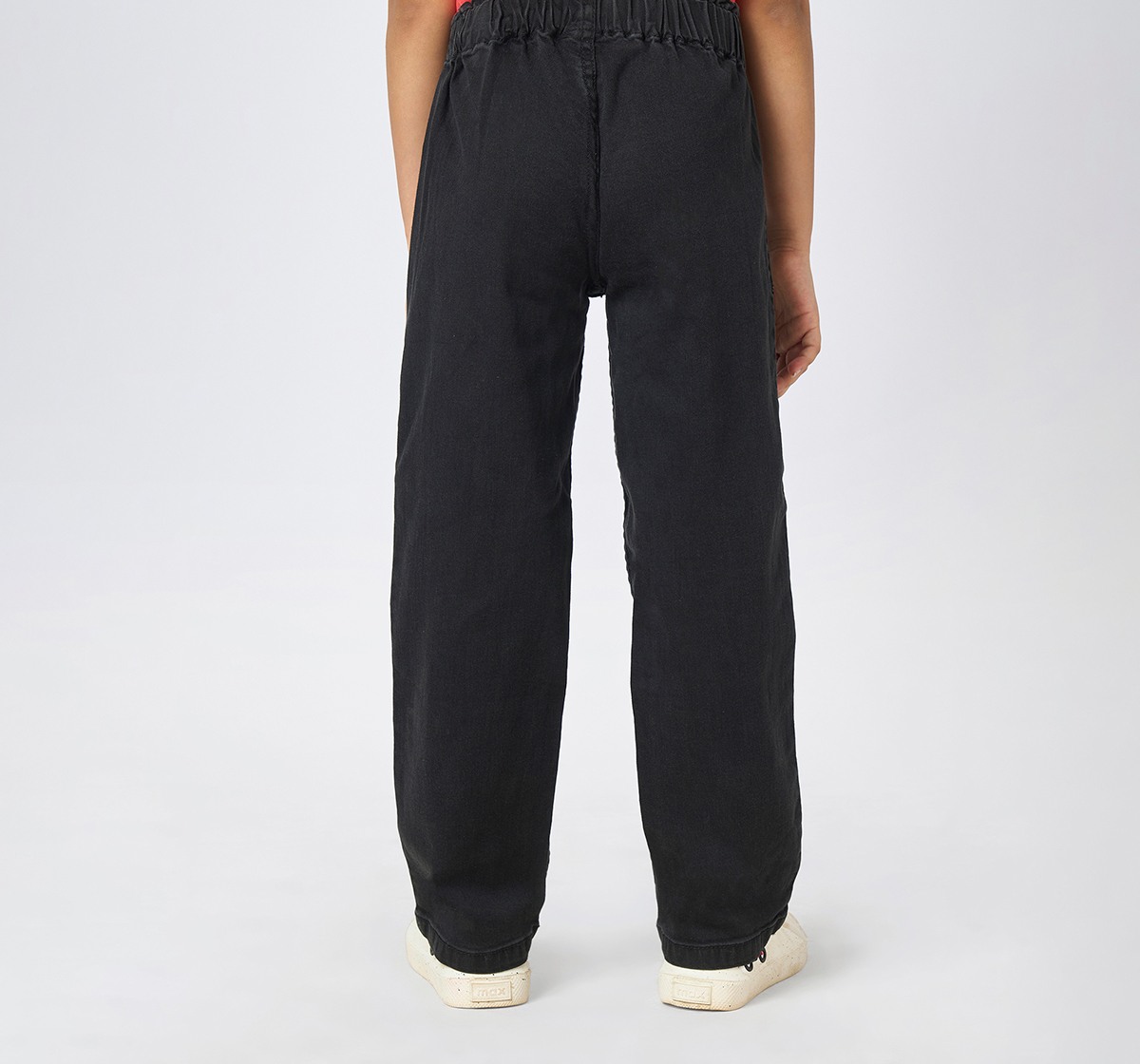 Girl  Washed Jeans black