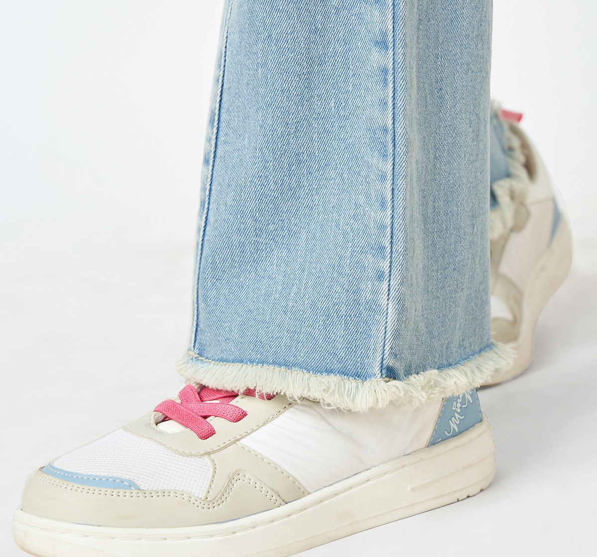 Girl  Washed Jeans blue