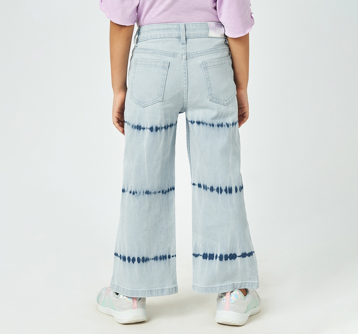 Girl  Washed Jeans blue