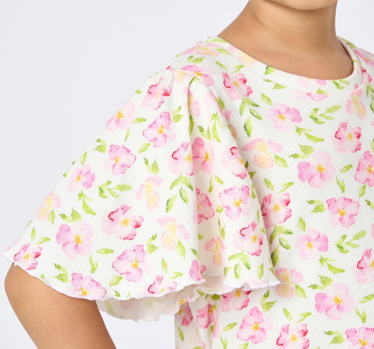 Girl Striped Clothing Sets multicolour