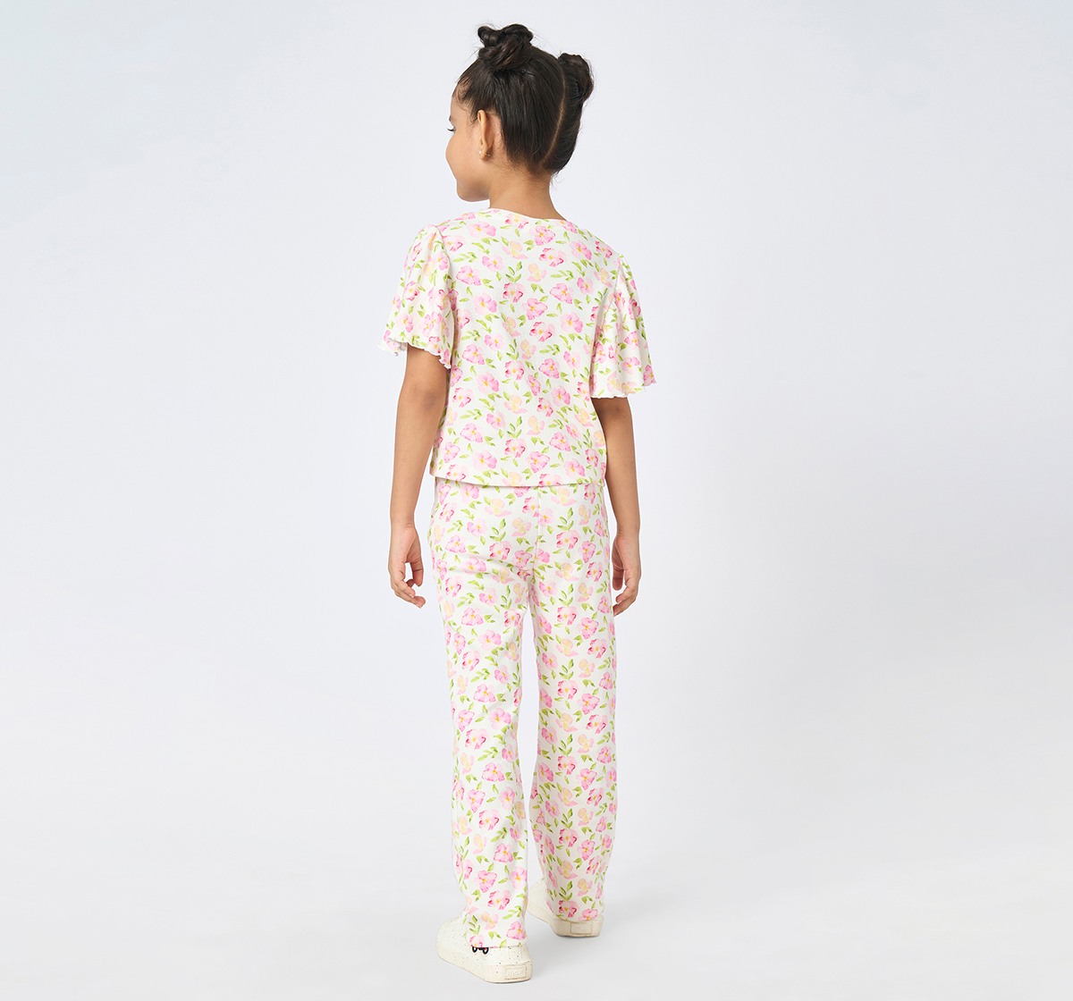 Girl  Striped Clothing Sets multicolour