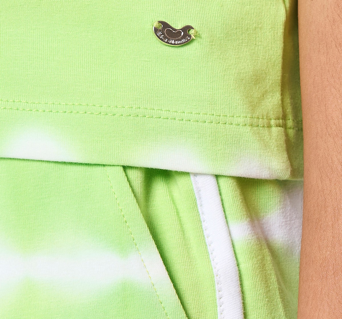 Girl Printed Clothing Sets green