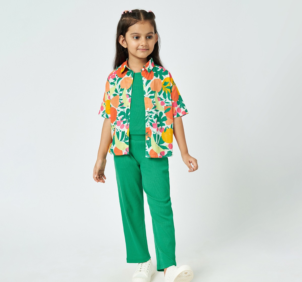 Girl  Printed Clothing Sets multicolour