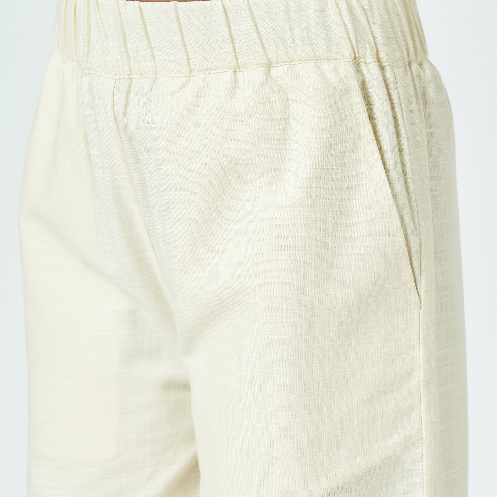 Girl  Embroidered Clothing Sets off-white