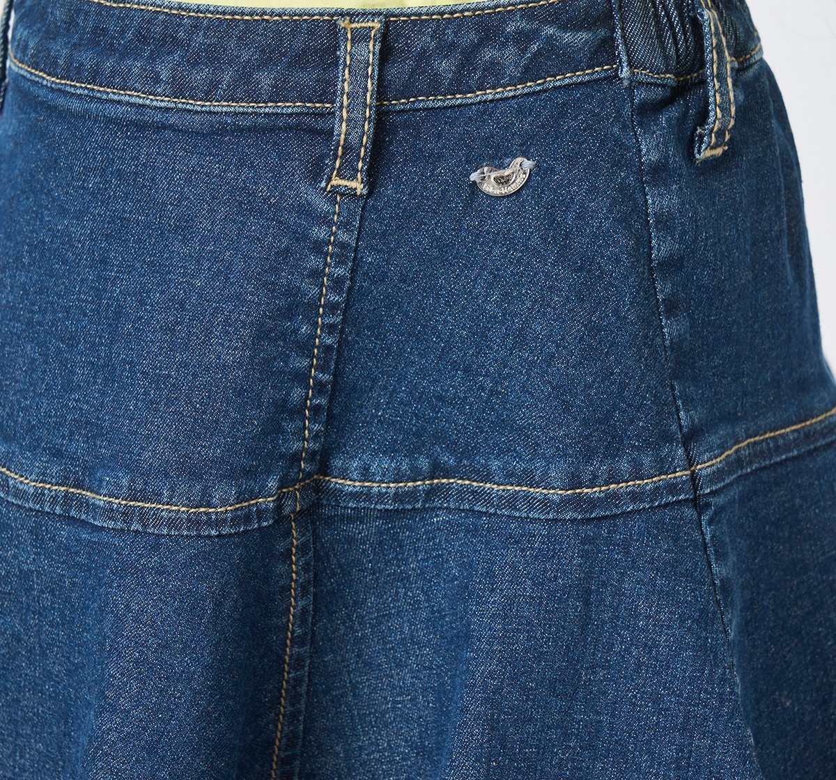 Girl  Washed Skirt blue