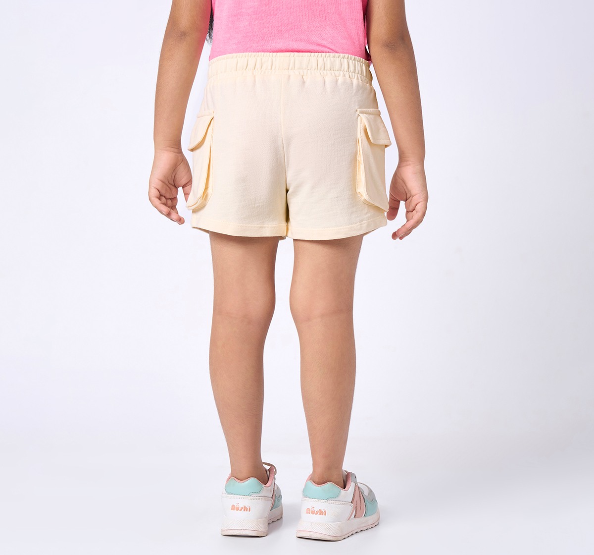 Girl Solid Shorts off-white