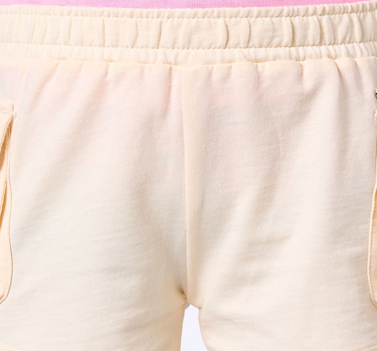 Girl  Solid Shorts off-white