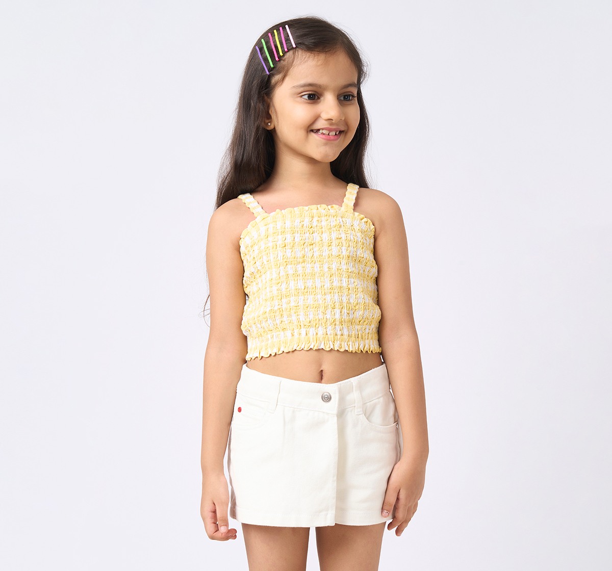 Girl  Striped Tops multicolour