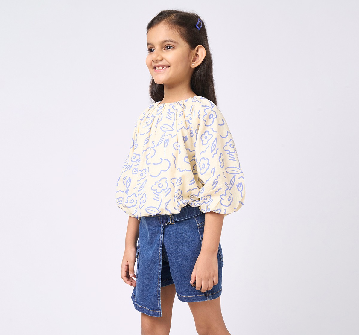 Girl  Printed Tops multicolour