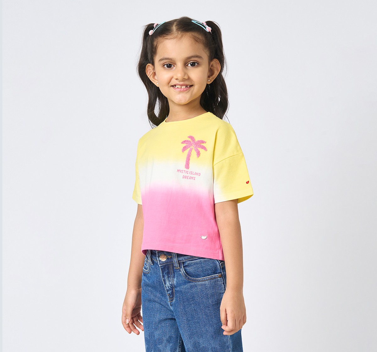 Girl  Printed T-Shirt multicolour