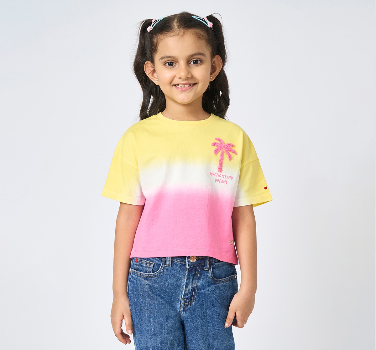 Girl  Printed T-Shirt multicolour