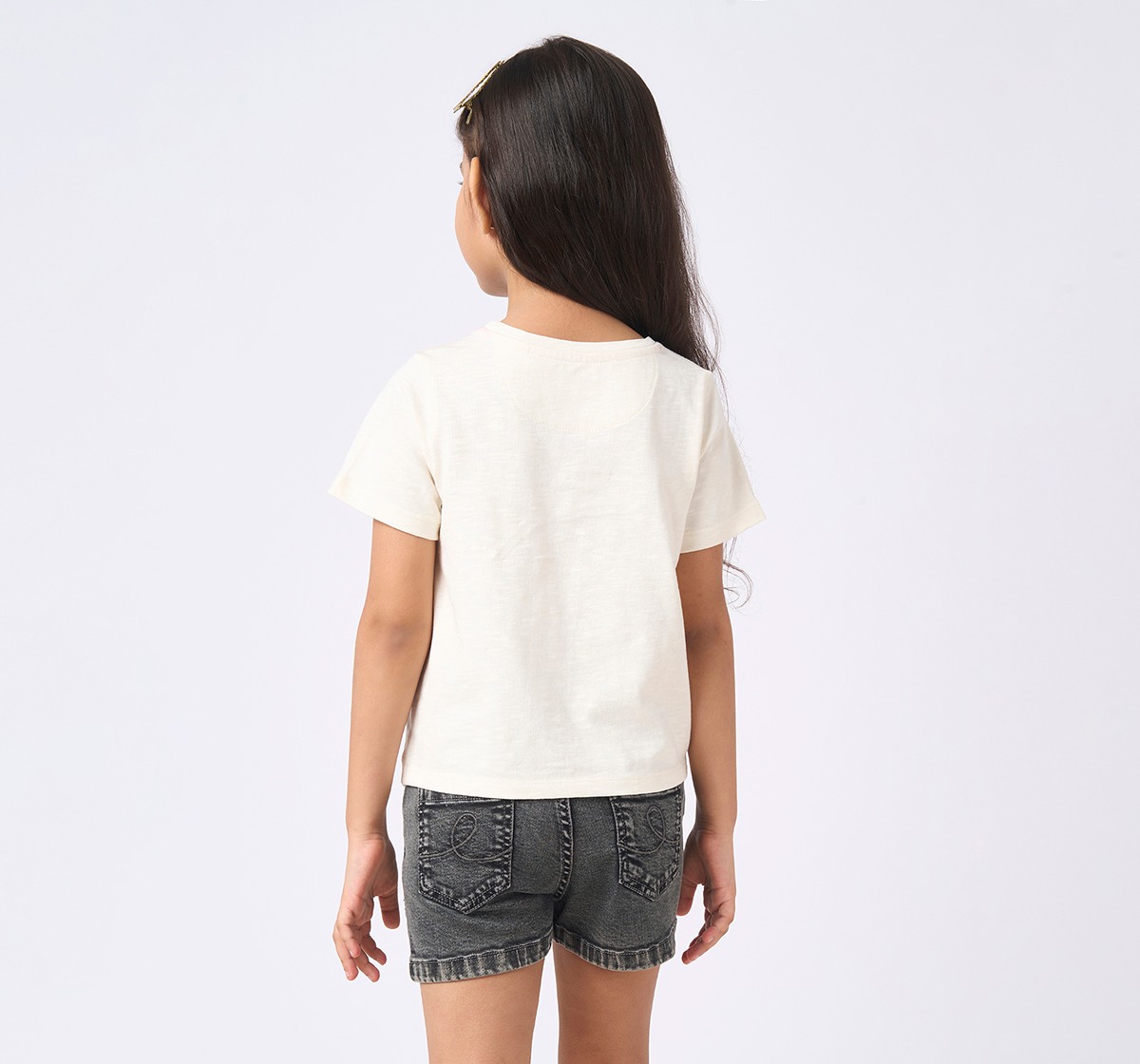 Girl  Printed T-Shirt off-white