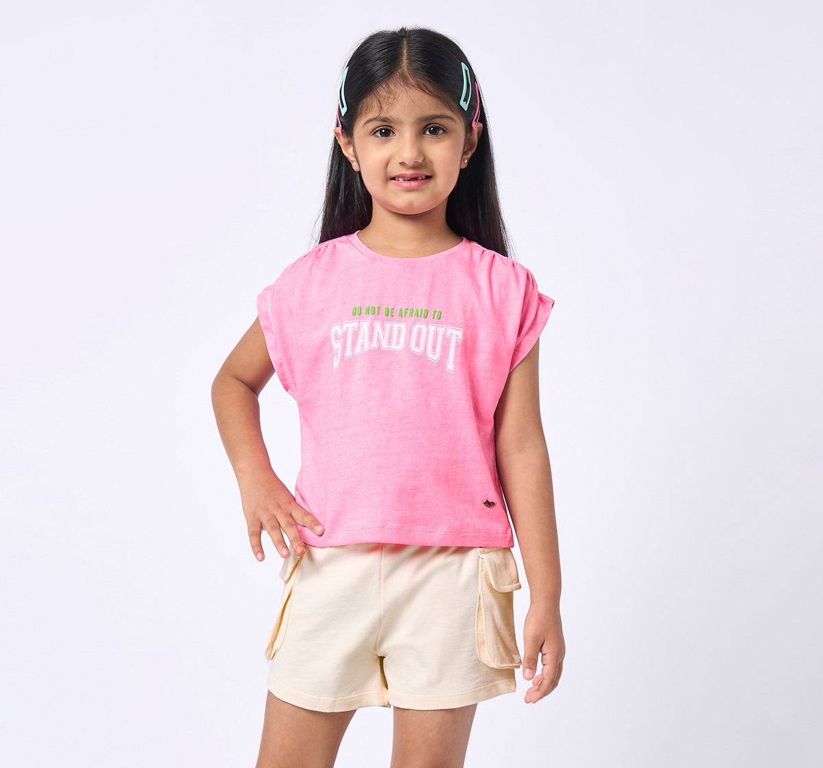 Girl  Printed T-Shirt pink