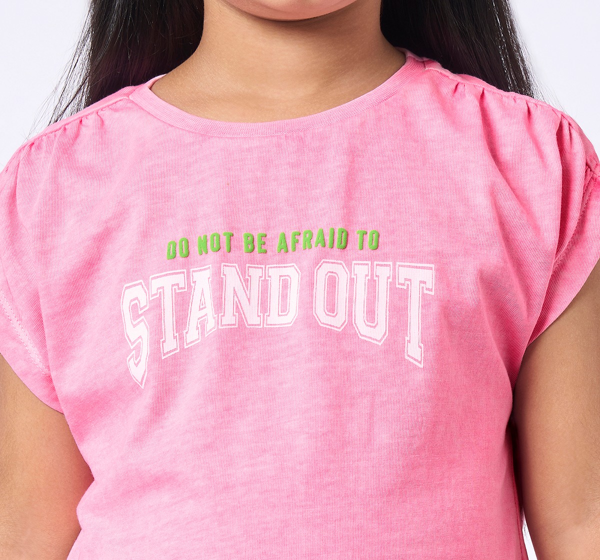 Girl  Printed T-Shirt pink