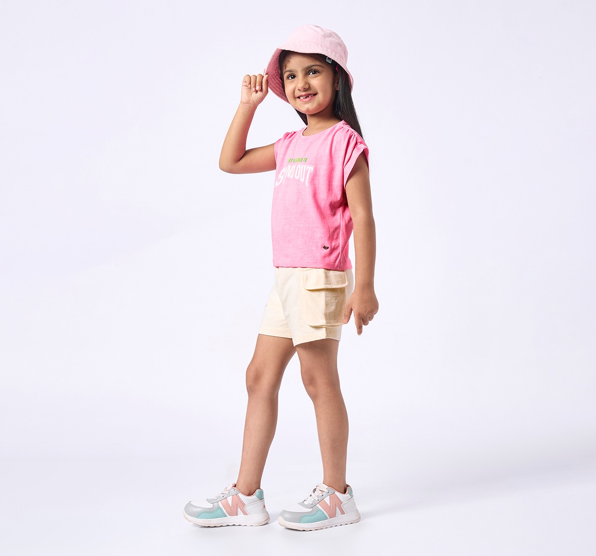 Girl  Printed T-Shirt pink