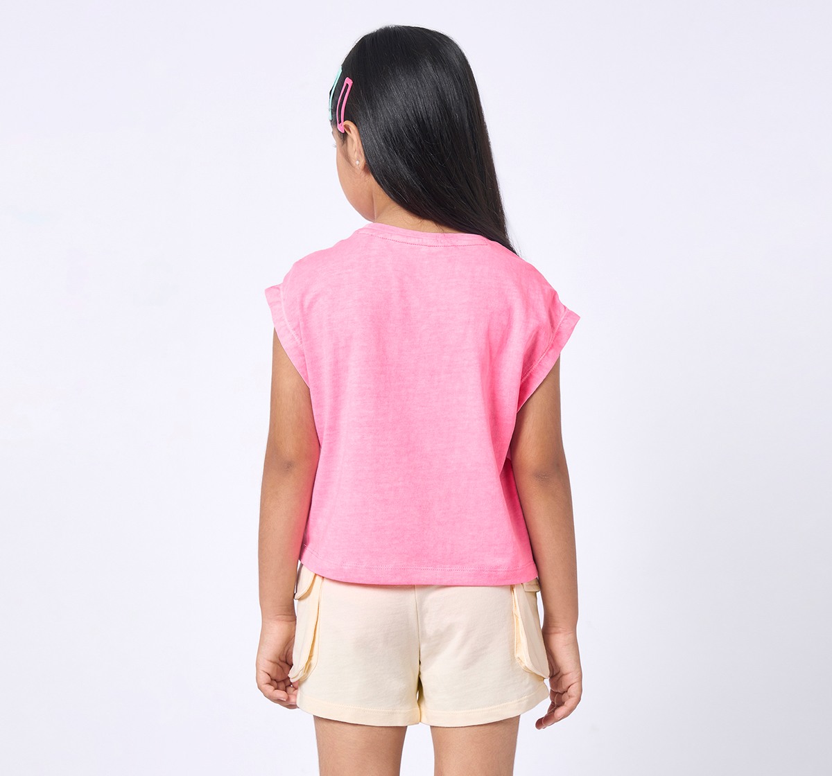 Girl  Printed T-Shirt pink