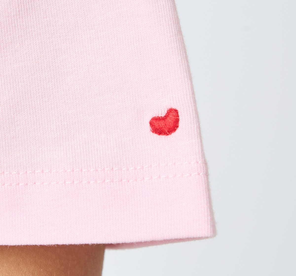 Girl  Embroidered T-Shirt pink