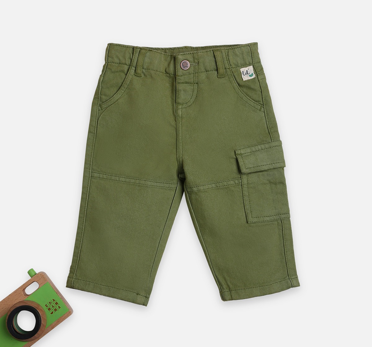 Infant Boys Solid Denim Jeans