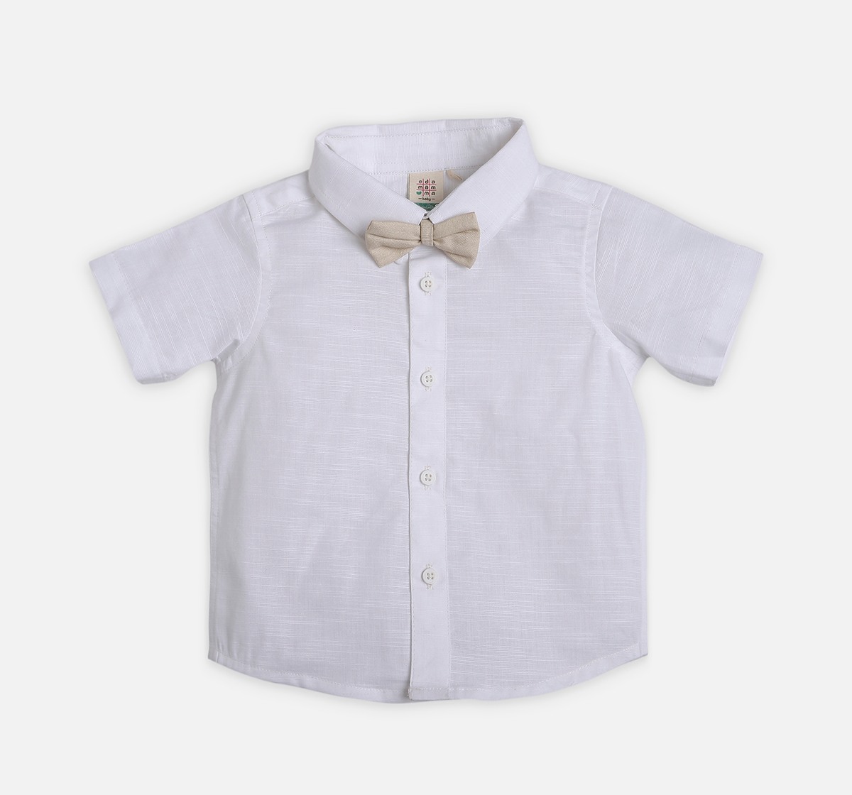 Infant Boys Shirt, Shorts & Waist Coat With Bow Partywear Set