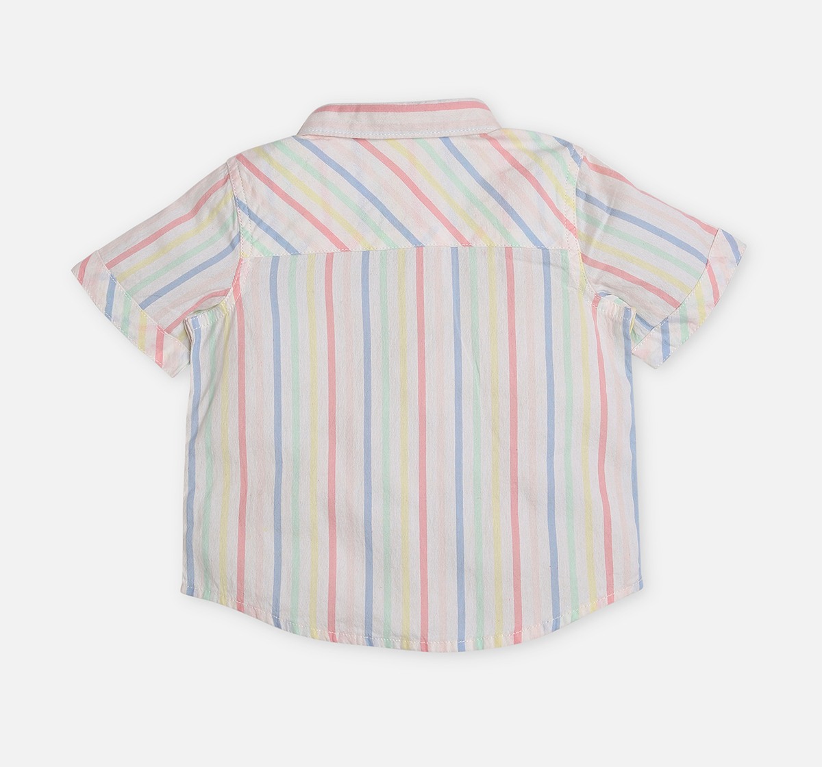 Infant Boys Checked Short Sleeves Shirts
