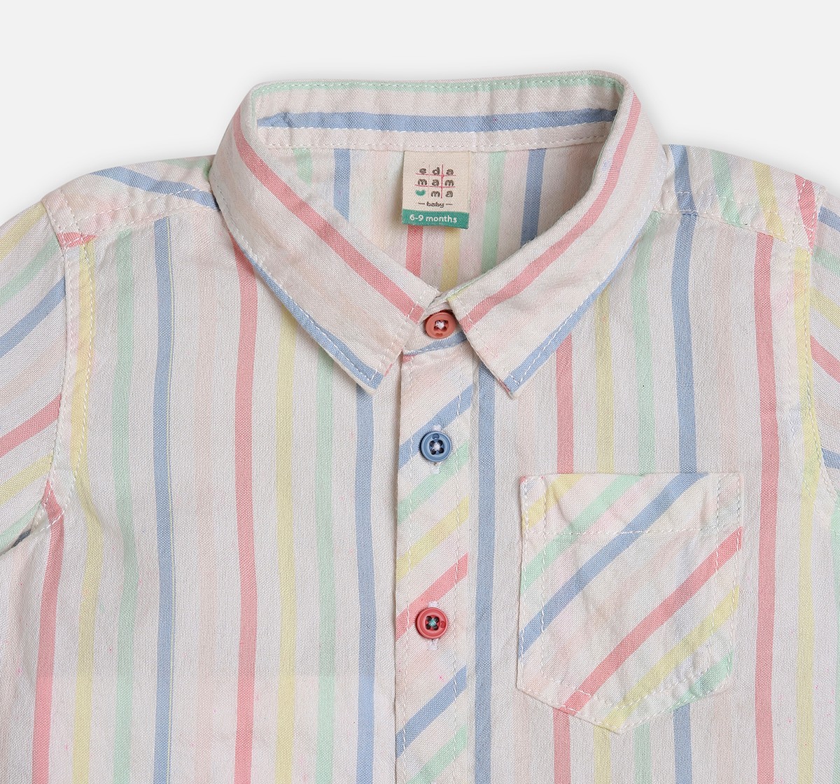 Infant Boys Checked Short Sleeves Shirts
