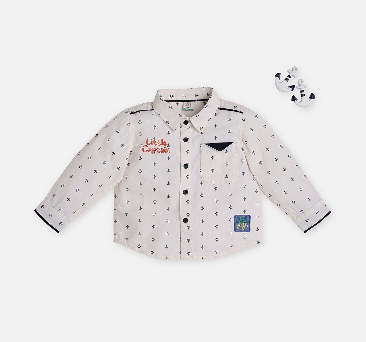 Infant Boys Printed Long Sleeves Shirts