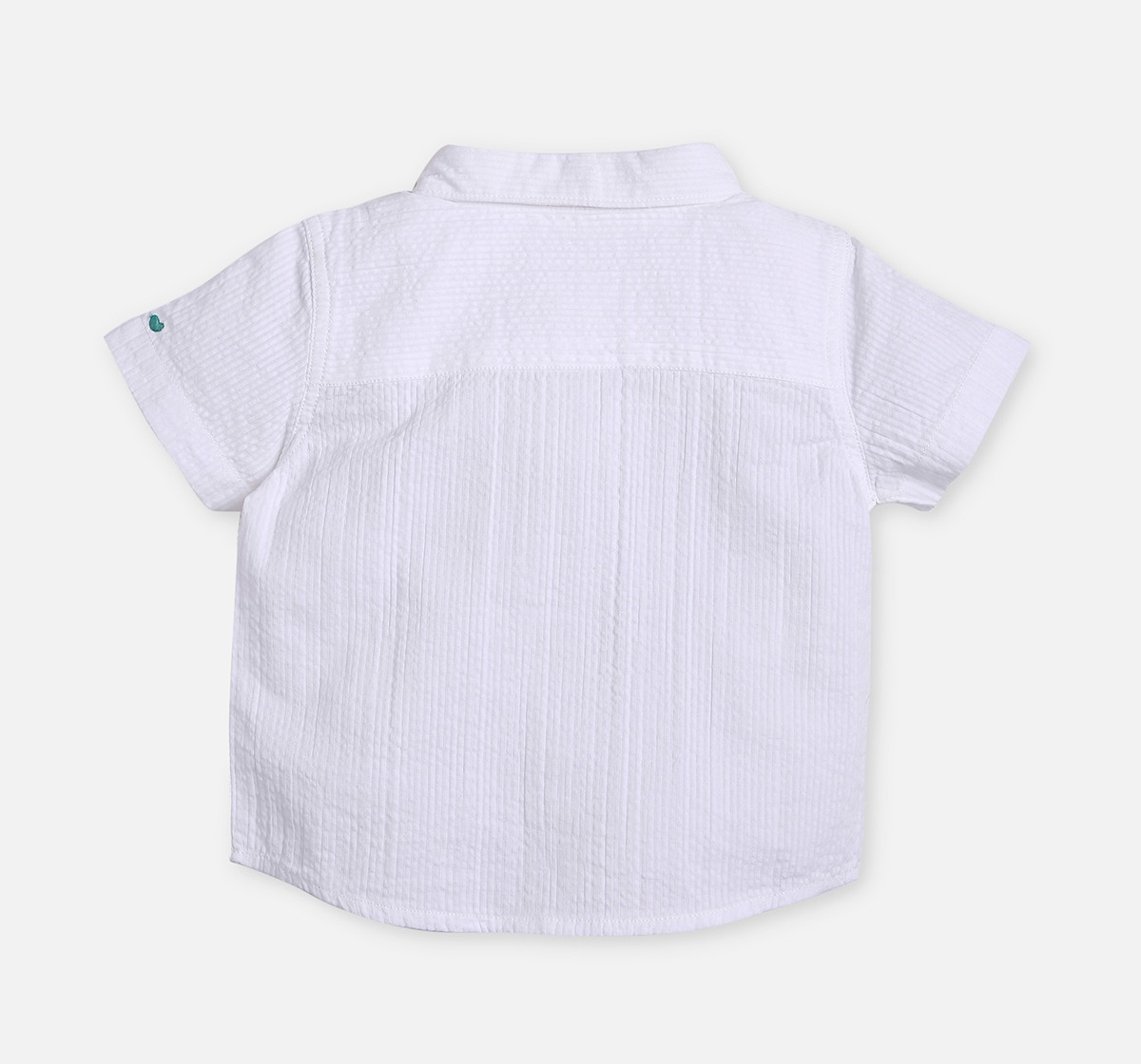 Infant Boys Embroidered Short Sleeves Shirts