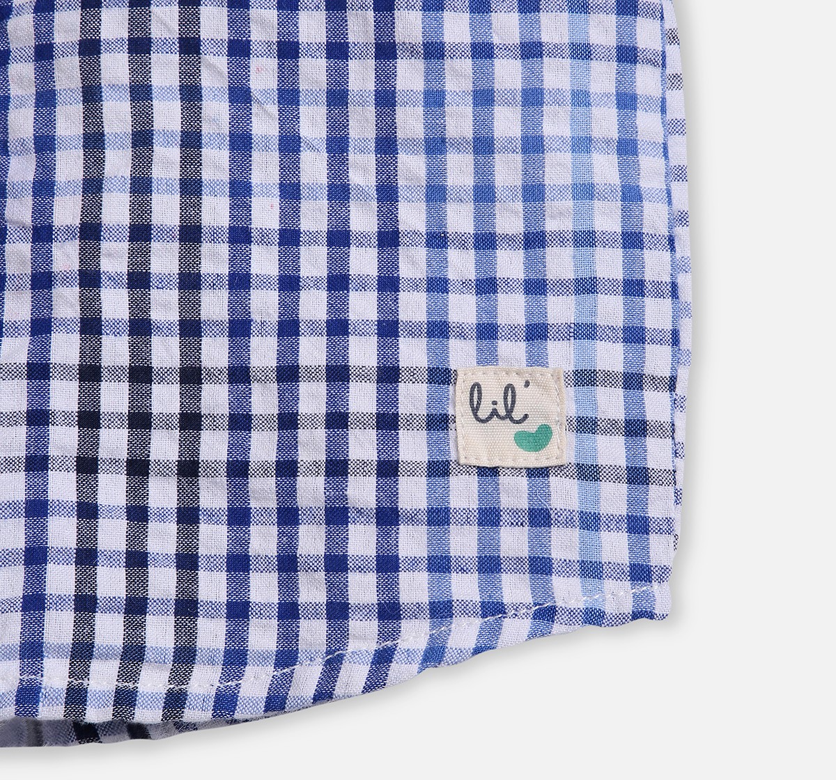 Infant Boys Checked Short Sleeves Shirts