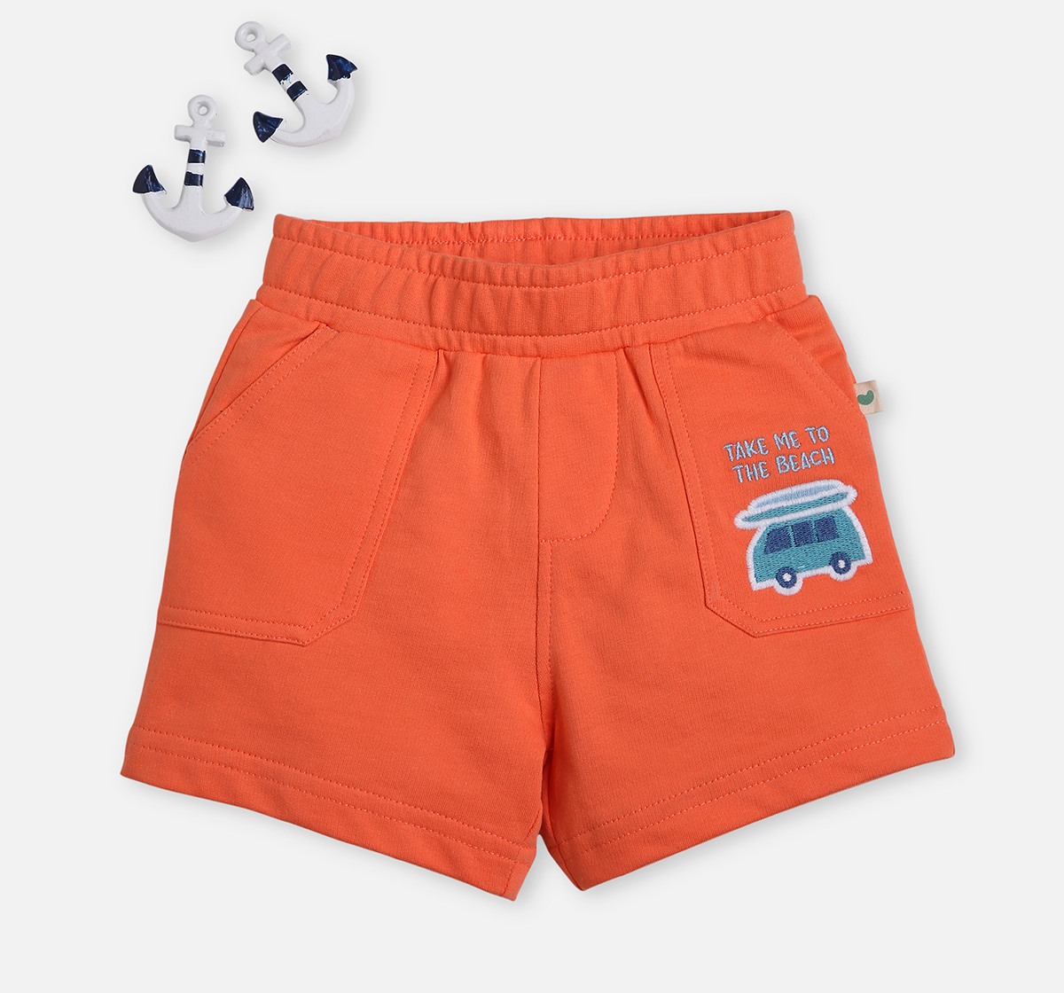 Infant Boys Embroidered Shorts