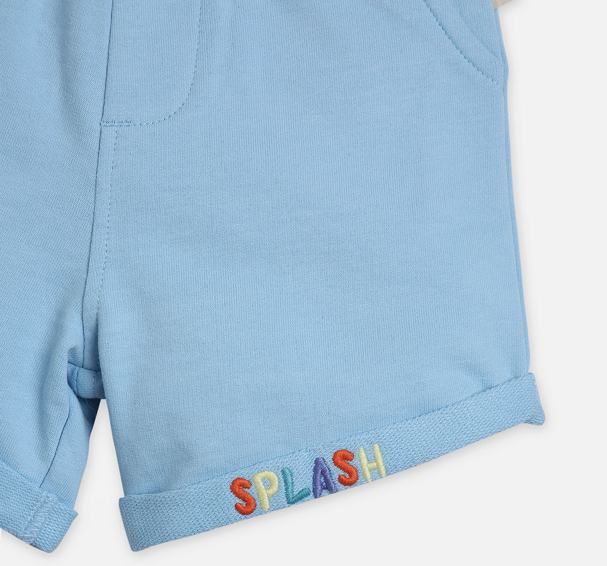 Infant Boys Embroidered Shorts