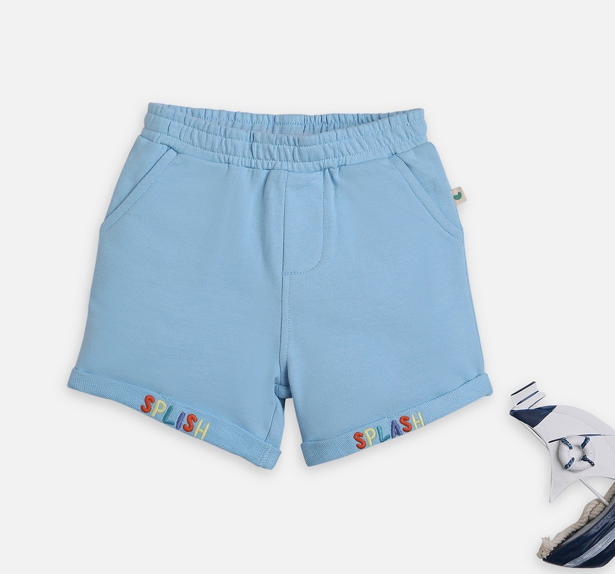 Infant Boys Embroidered Shorts