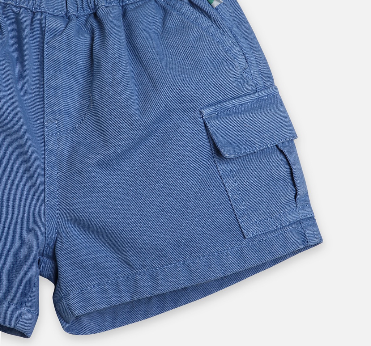 Infant Boys Graphic Print Denim Shorts