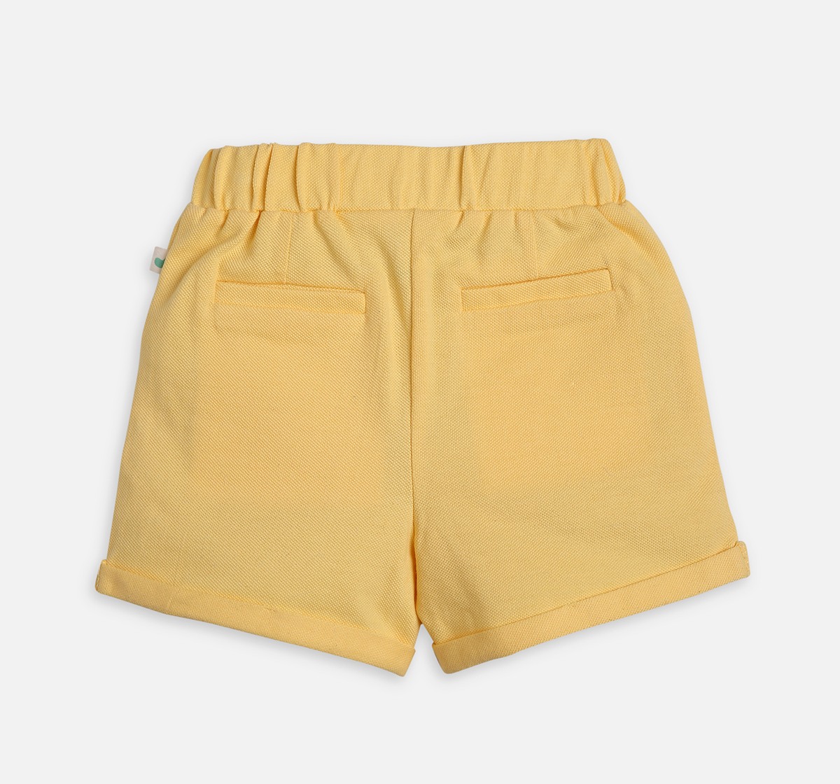 Infant Boys Pique Yellow Shorts