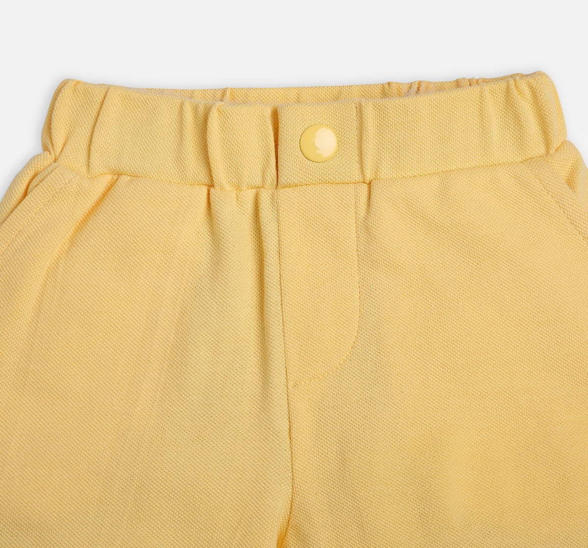 Infant Boys Pique Yellow Shorts