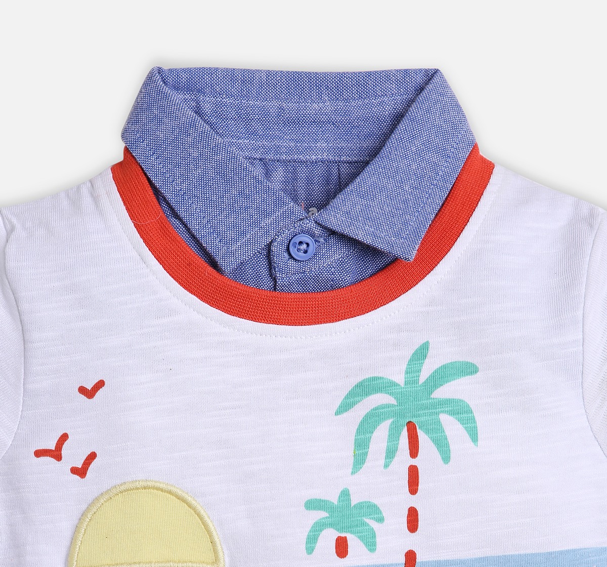 Infant Boys Printed Short Sleeves T-Shirt