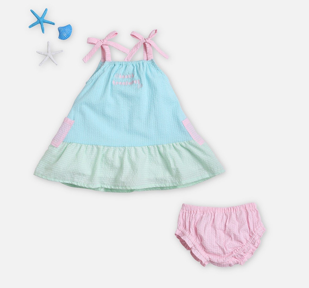 infant girls dress multicoloured