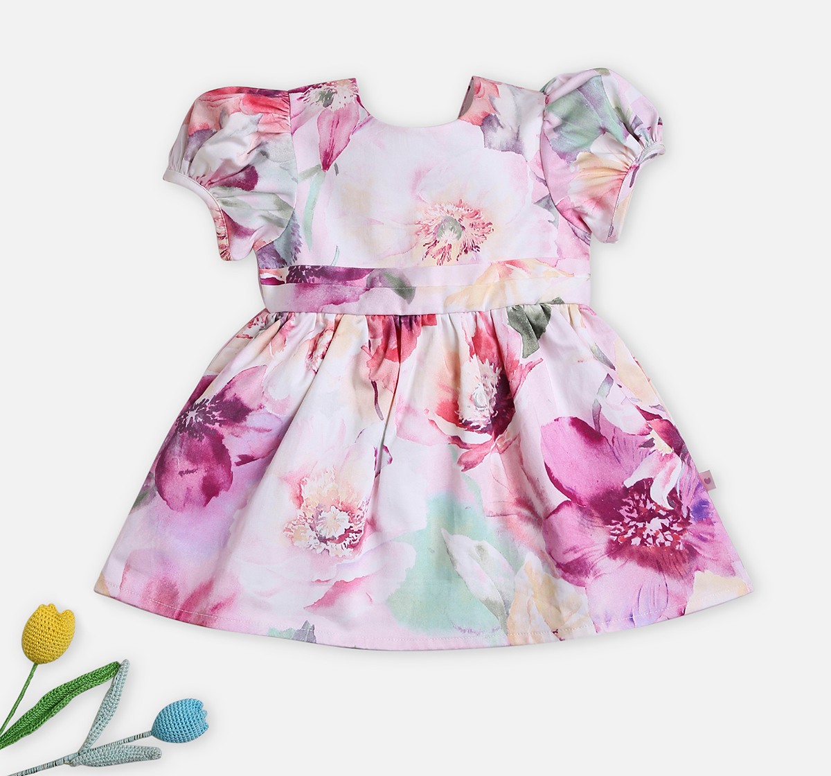 infant girls dress multicolored