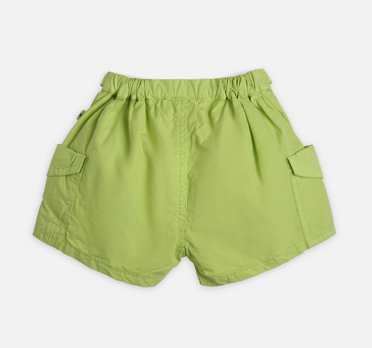 Infant Girls Tie Up Shorts Green